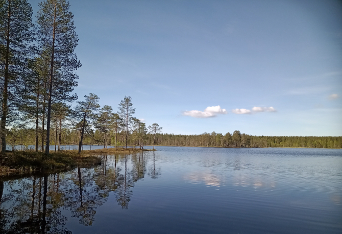 Laahtanen-niminen järvi Ristijärven kunnassa