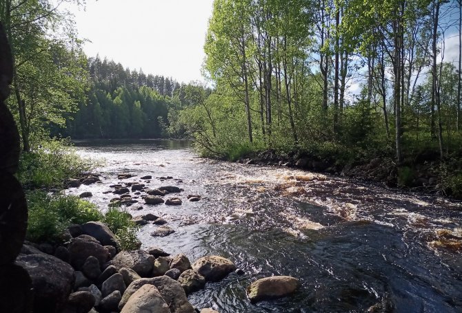 Laahtaskoski ja sen jälkeinen suvanto