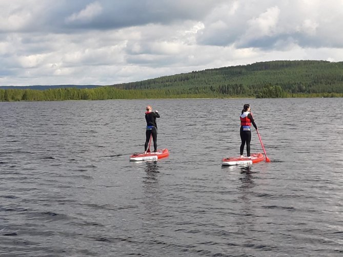 Kesällä 2020 testattiin sup-lautoja, joita kesästä 2021 alkaen voivat halukkaat suppaajat saada käyttöönsä.