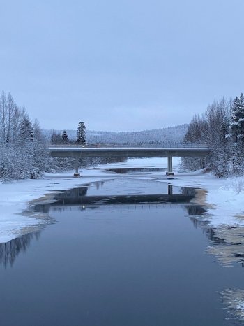 Kirnukosken autosilta. Kuva: Maritta Karjalainen.