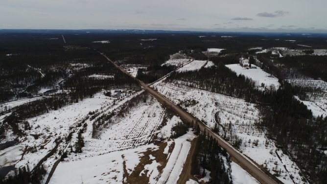 Eero Pyykkösen ottama drone-kuva vuodelta 2017