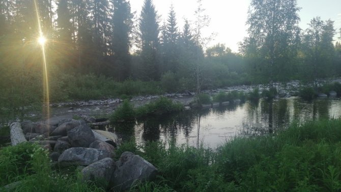 Karppalan myllyn yhteydessä oleva pato